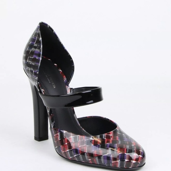 Bottega Veneta Red/Purple Patent Heel sz 40 - Picture 1 of 8
